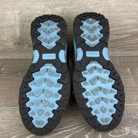 Eddie Bauer Crater Lake 287949 Women’s Sz 10 Gray Blue Lace Up Mid Hiking Boots - Picture 7 of 10